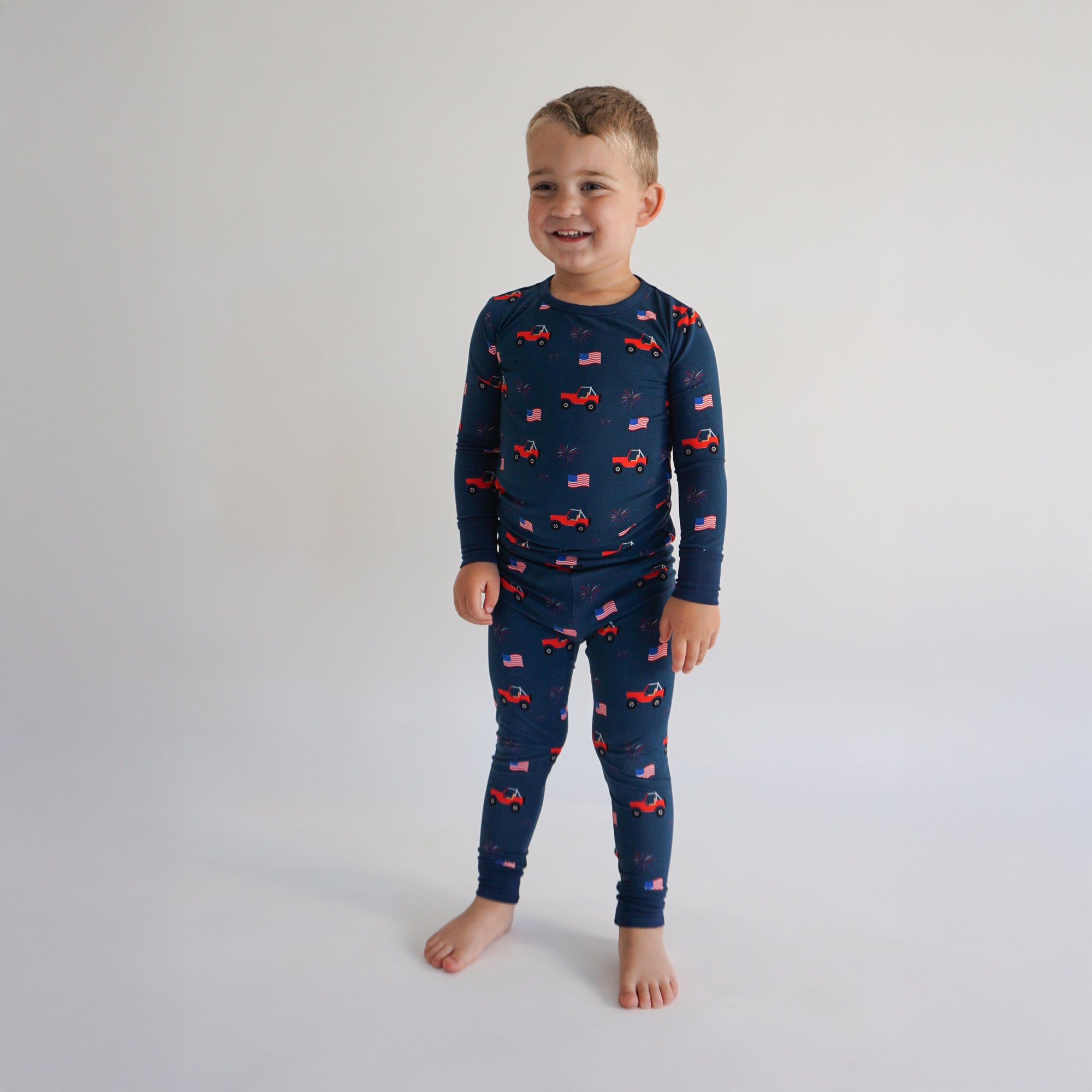 Red Jeep Long Sleeve Set