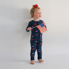 Red Jeep Zip Romper
