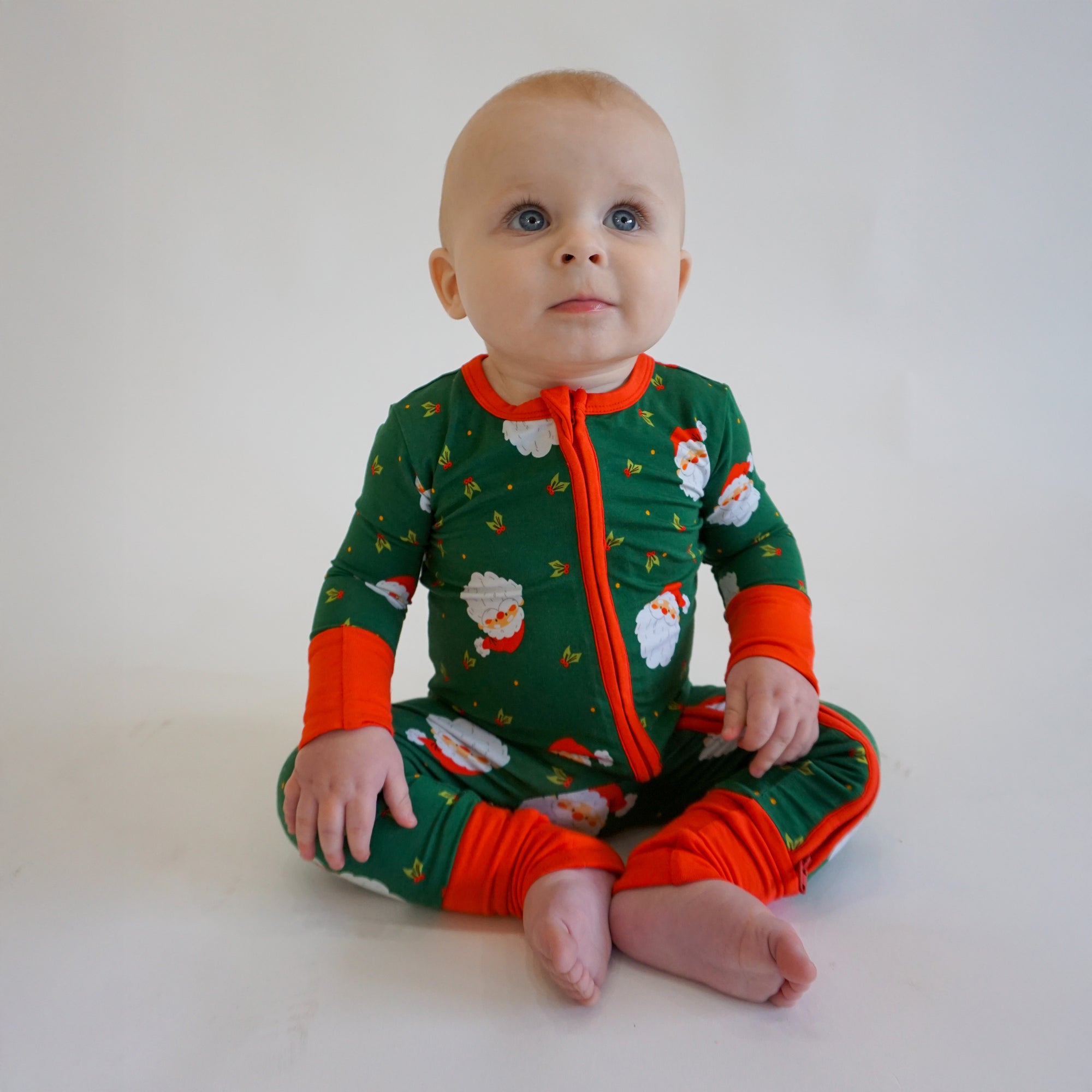 Santa Zip Romper
